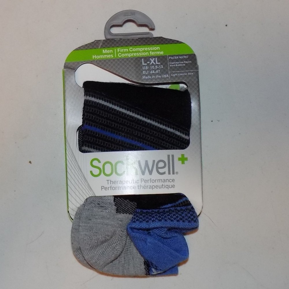 New Sockwell firm compression Pacer Micro L/XL EU 44-47 US 10.5-13